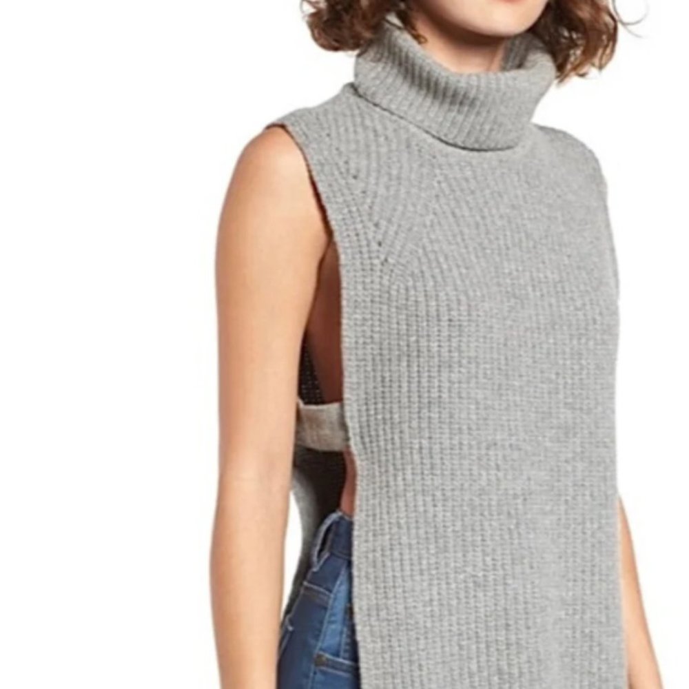 Super Soft High Neck Ribbed Sleeveless Tank Top